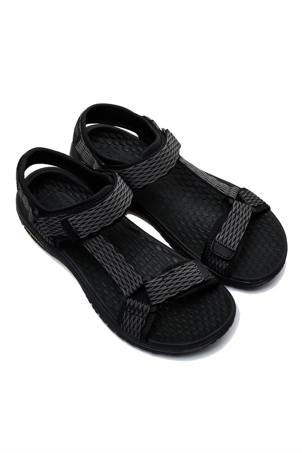 Skechers Lomell - Rip Tide Erkek Sandalet 204351 Bkgy