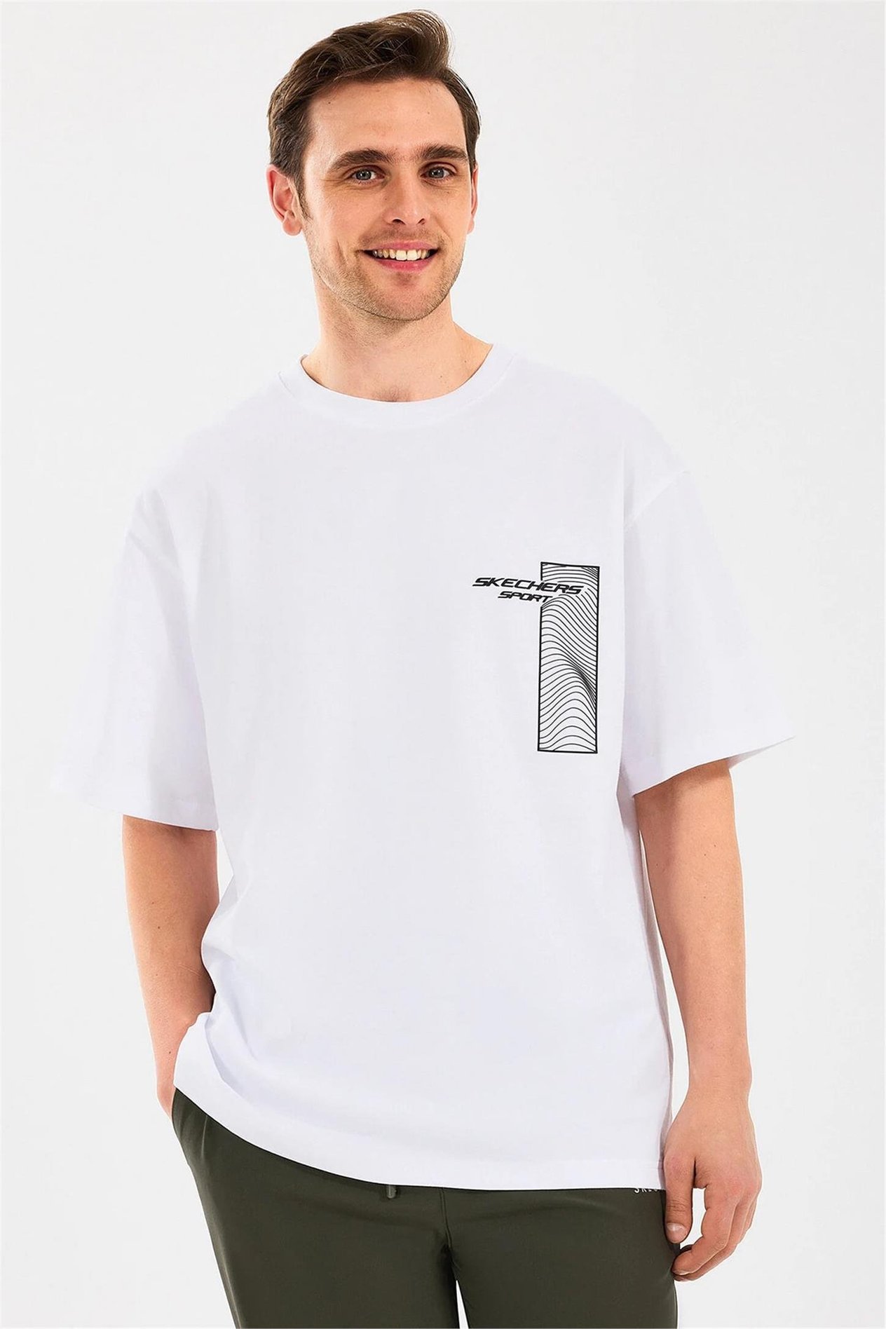 Skechers M Heavyweight Graphic Tee T-Shirt Erkek Tişört S2510153-100