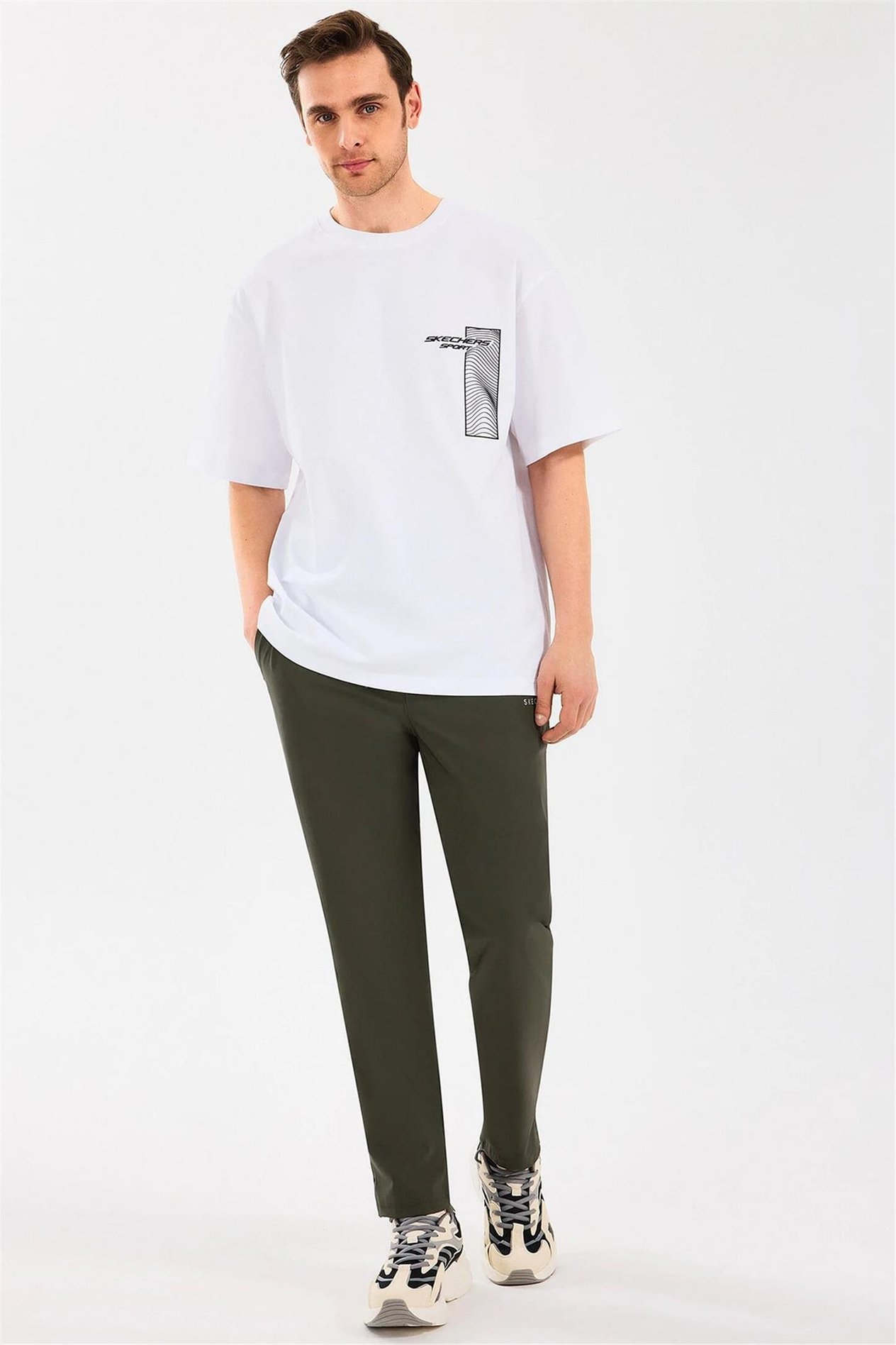 Skechers M Heavyweight Graphic Tee T-Shirt Erkek Tişört S2510153-100