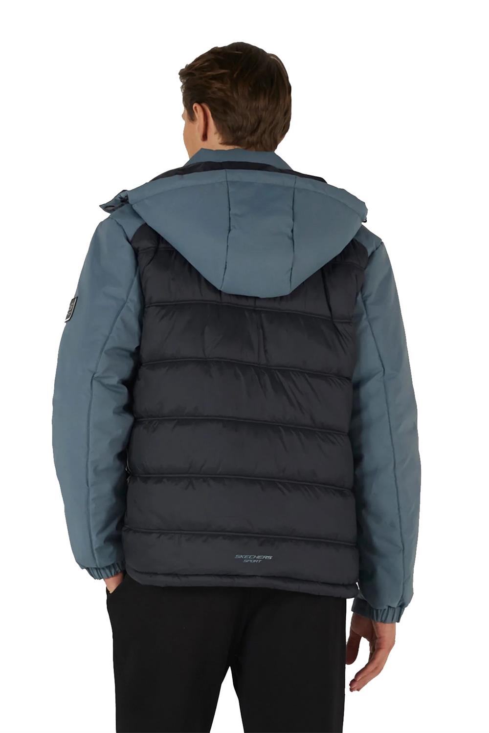 Skechers M Outerwear Padded Erkek Mont S242033-001