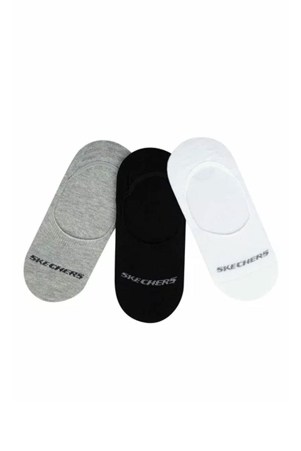 Skechers U Skx No Show 3'lü Unisex Çorap S192134-900