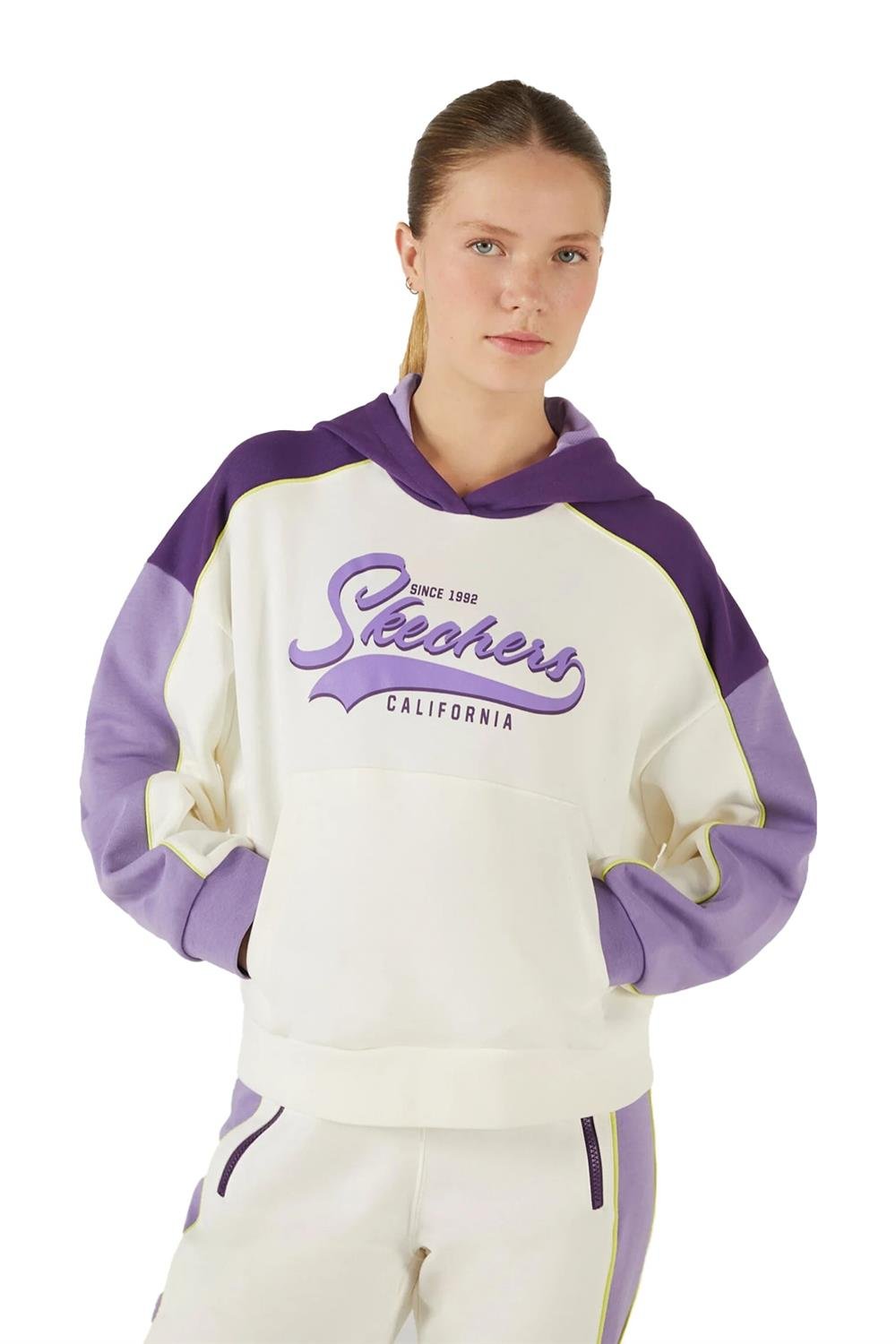 Skechers W Lw Fleece Hoodie Sweatshirt Kadın Sweatshirt S242096-102