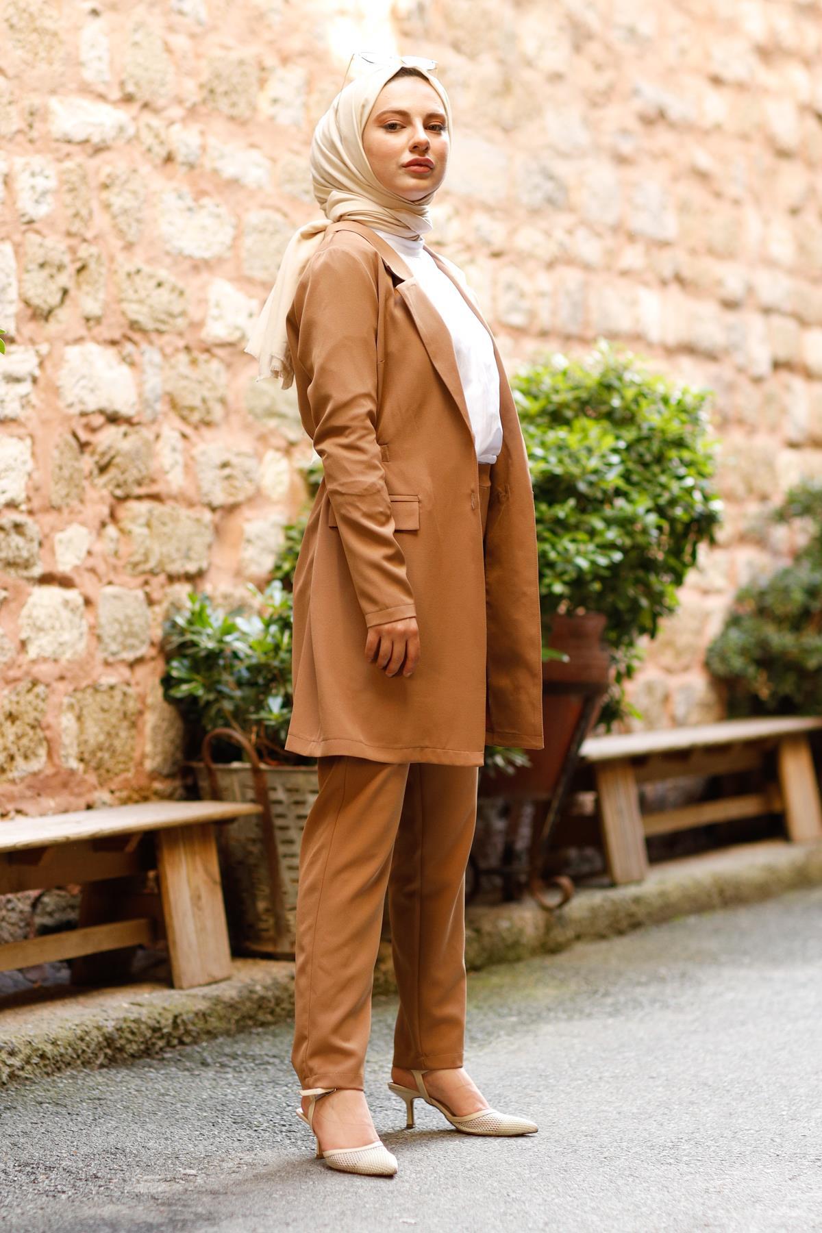 Blazer Ceket Pantolon Takım