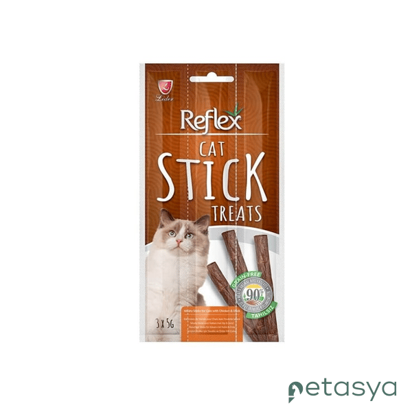 Reflex Tavuk ve Ördekli  Kedi Ödül Çubuğu 15gr (3lü)