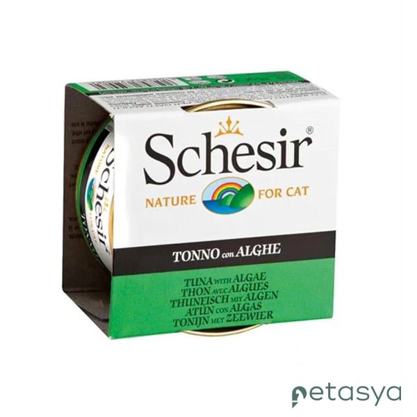 Schesir Ton Balıklı ve Yosunlu  Kedi Konservesi 85gr