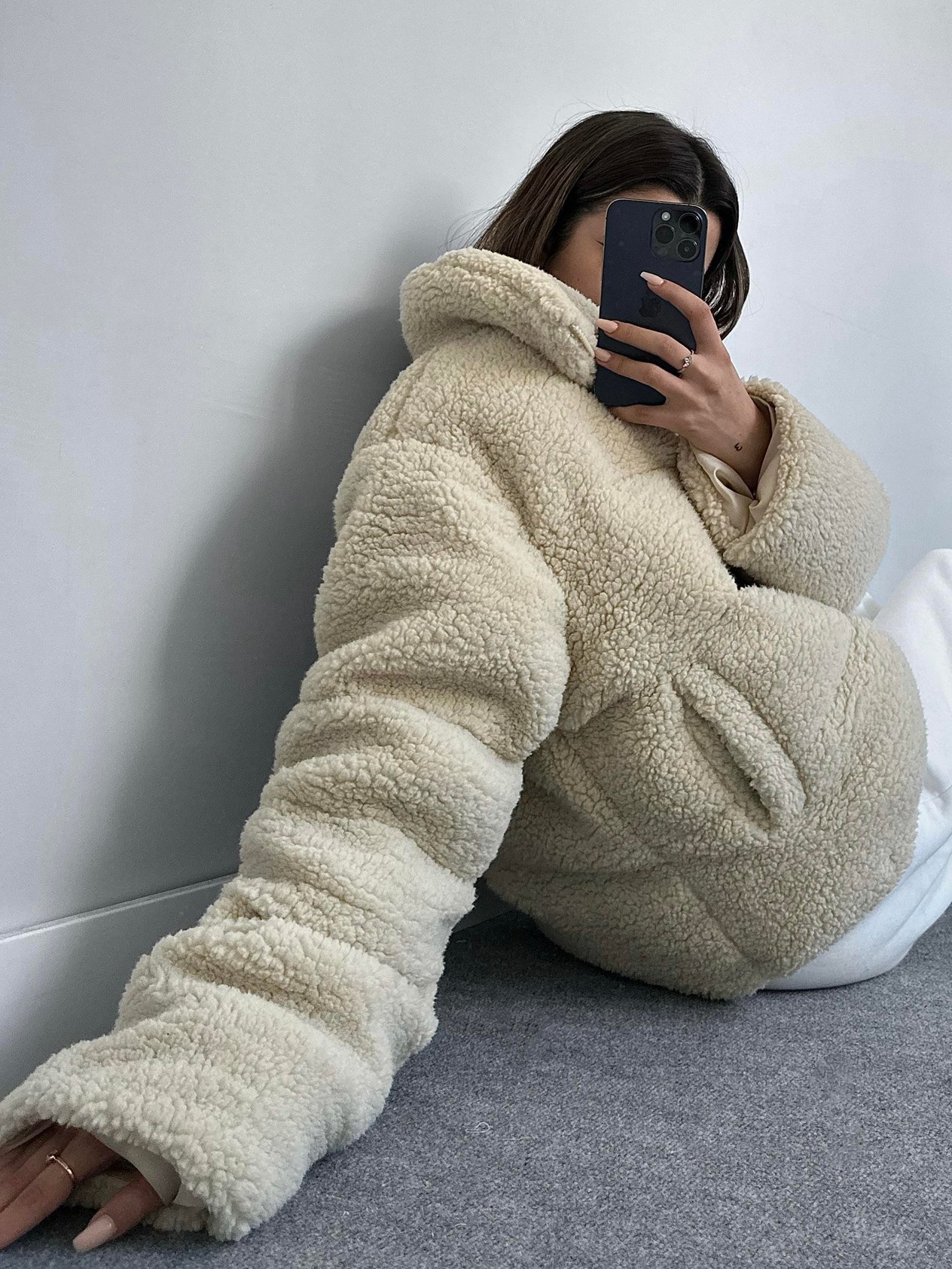 Teddy Taş Şişme Mont 