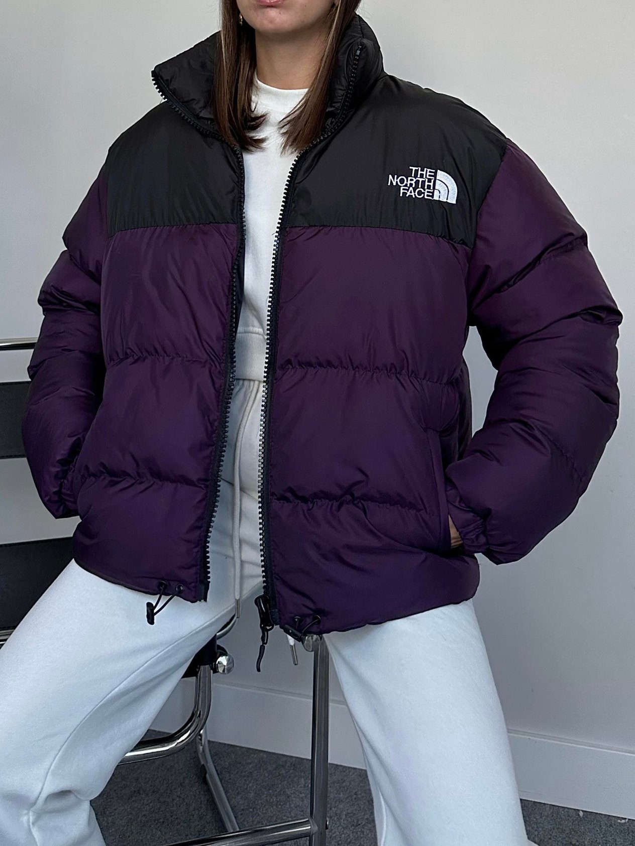 Tnf Mor Şişme Mont