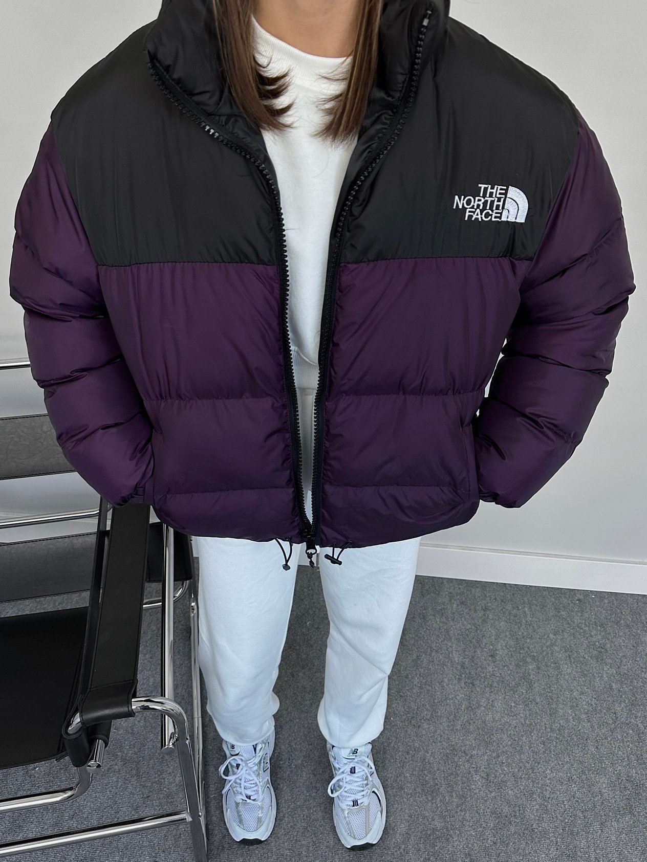 Tnf Mor Şişme Mont