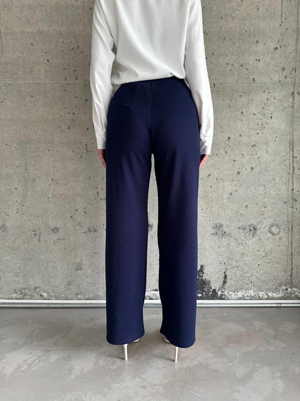 CIRTLI CREP PANTOLON-1113 - LACİVERT