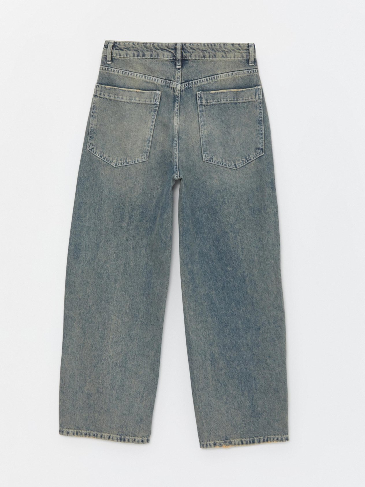 MAVI Düşük Bel Wide Leg Vintage Sustainable Denim Jean Pantolon