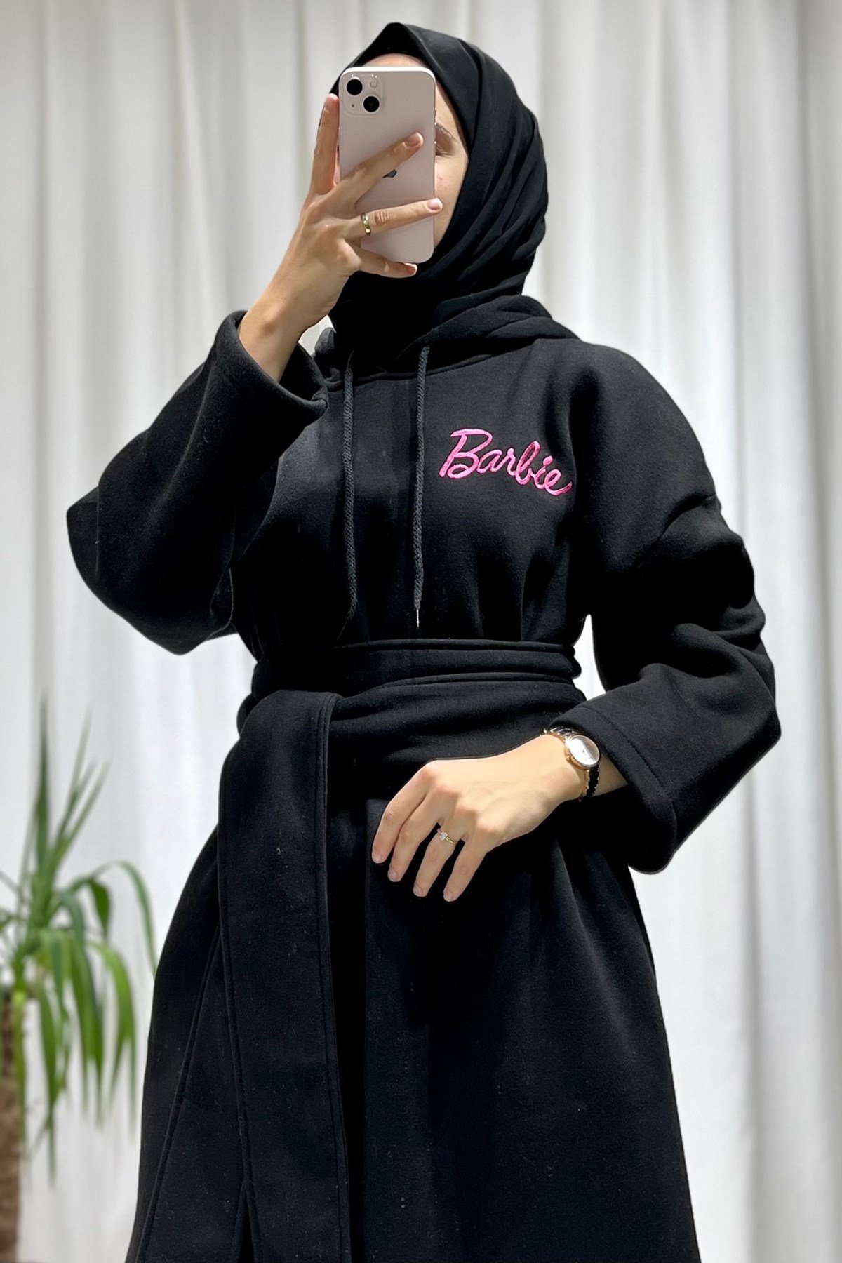 Barbie Siyah Sweat Elbise