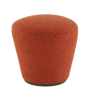 Anda Puf-Kumaş Alcantara (4048)-(Grade S)-Rruby Red