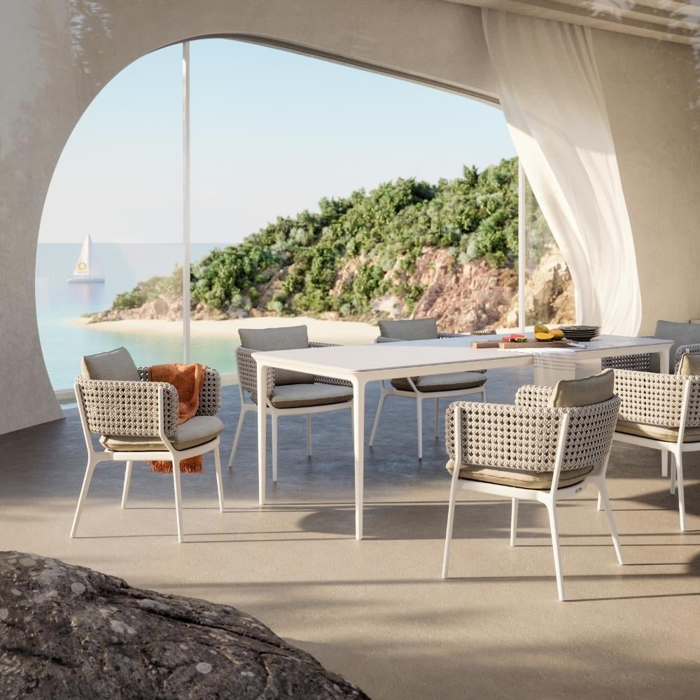 Bellmonde Tekli Koltuk-Summit (210)-Lipari (304)-(Sunbrella Minder Dahil)