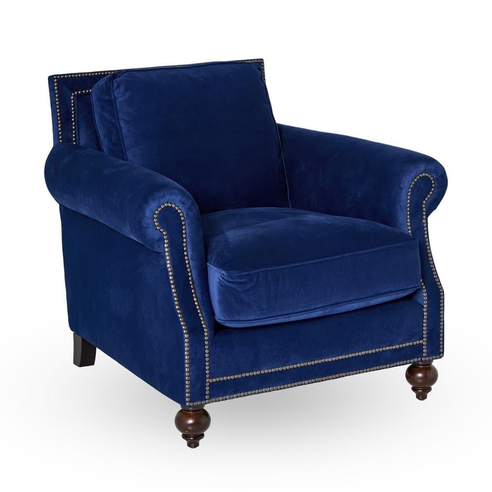 Bernhardt Brae Navy Blue Koltuk