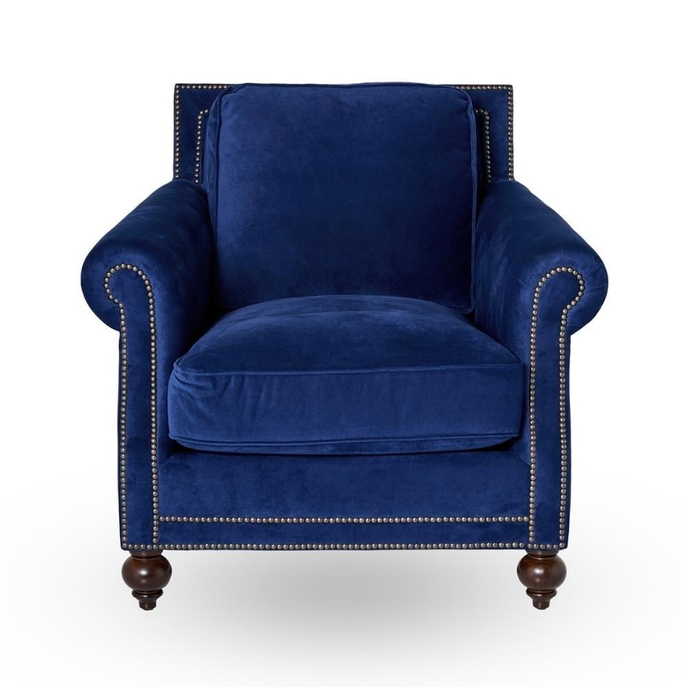 Bernhardt Brae Navy Blue Koltuk