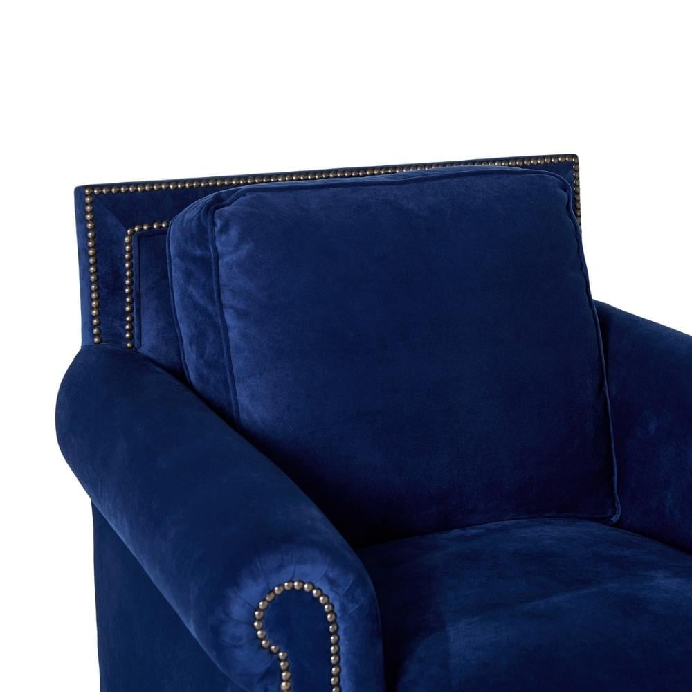 Bernhardt Brae Navy Blue Koltuk