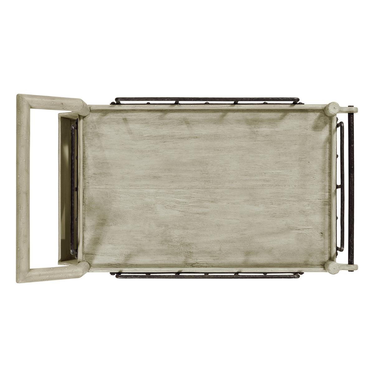 Country Collection Servis Arabası-Finish-Pai-80-1 (Rustic Grey Acacia)
