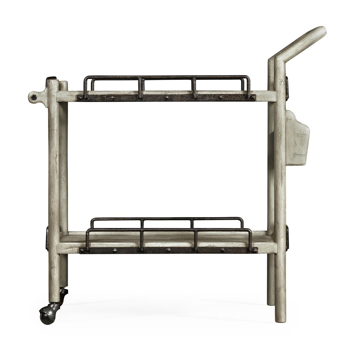 Country Collection Servis Arabası-Finish-Pai-80-1 (Rustic Grey Acacia)