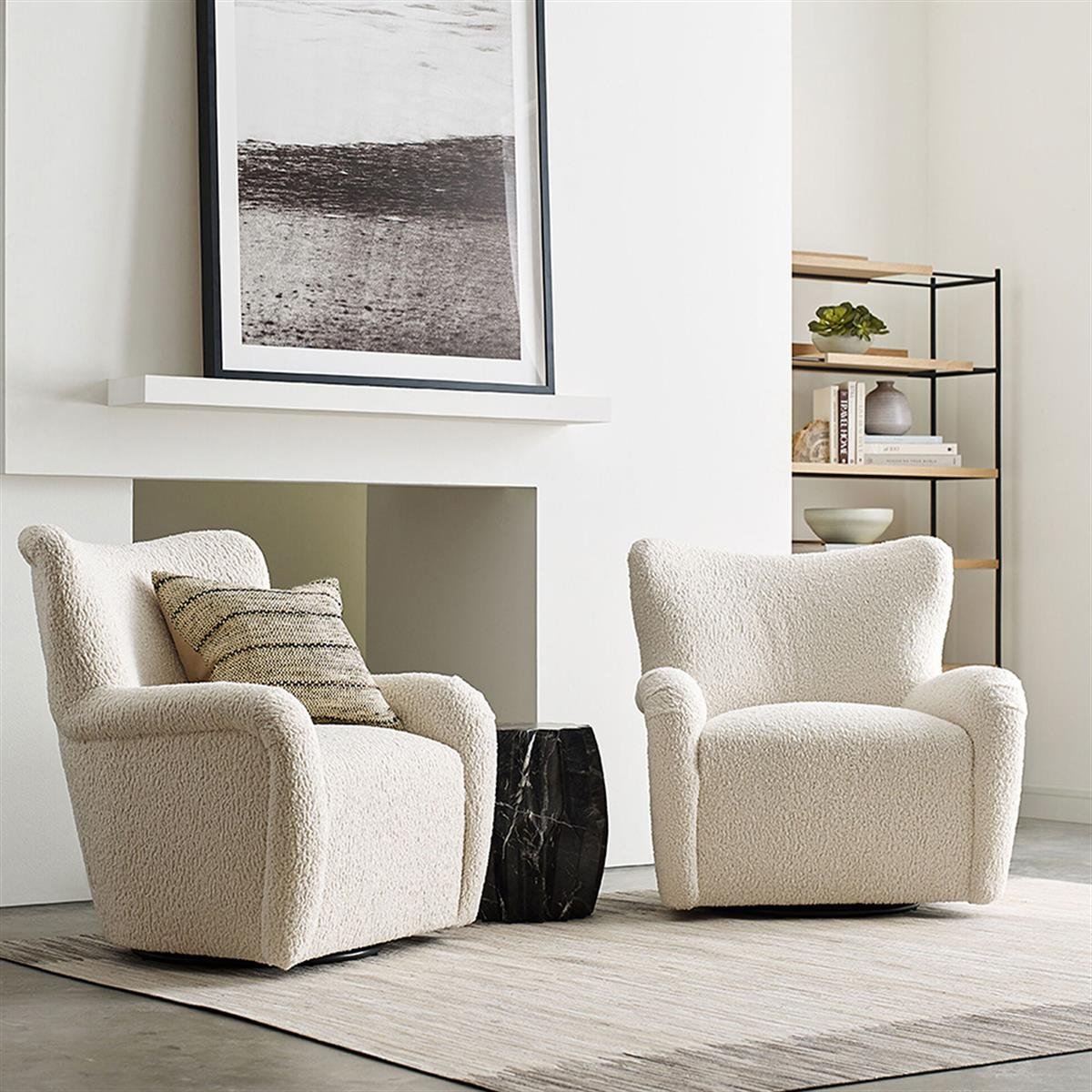 Mitchell Gold+Bob Williams Dahlia Black Yan Sehpa