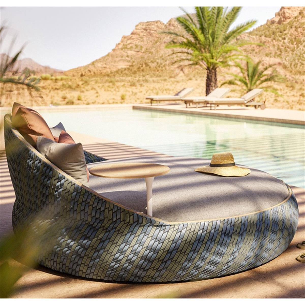 Dala Daybed-Rioja(164)-(Sunbrella Minder Dahil)