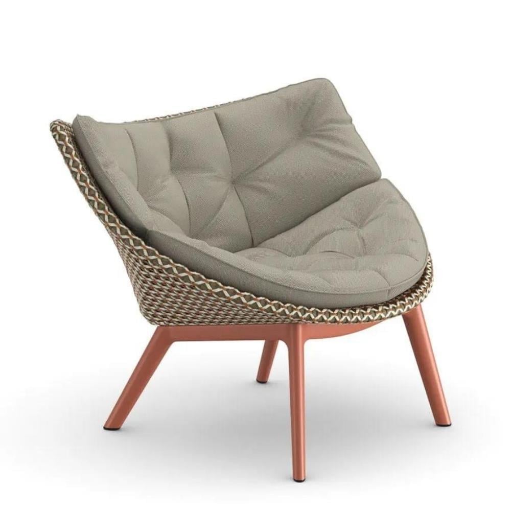 Dedon Mbrace Chestnut Alçak Sırtlı Koltuk
