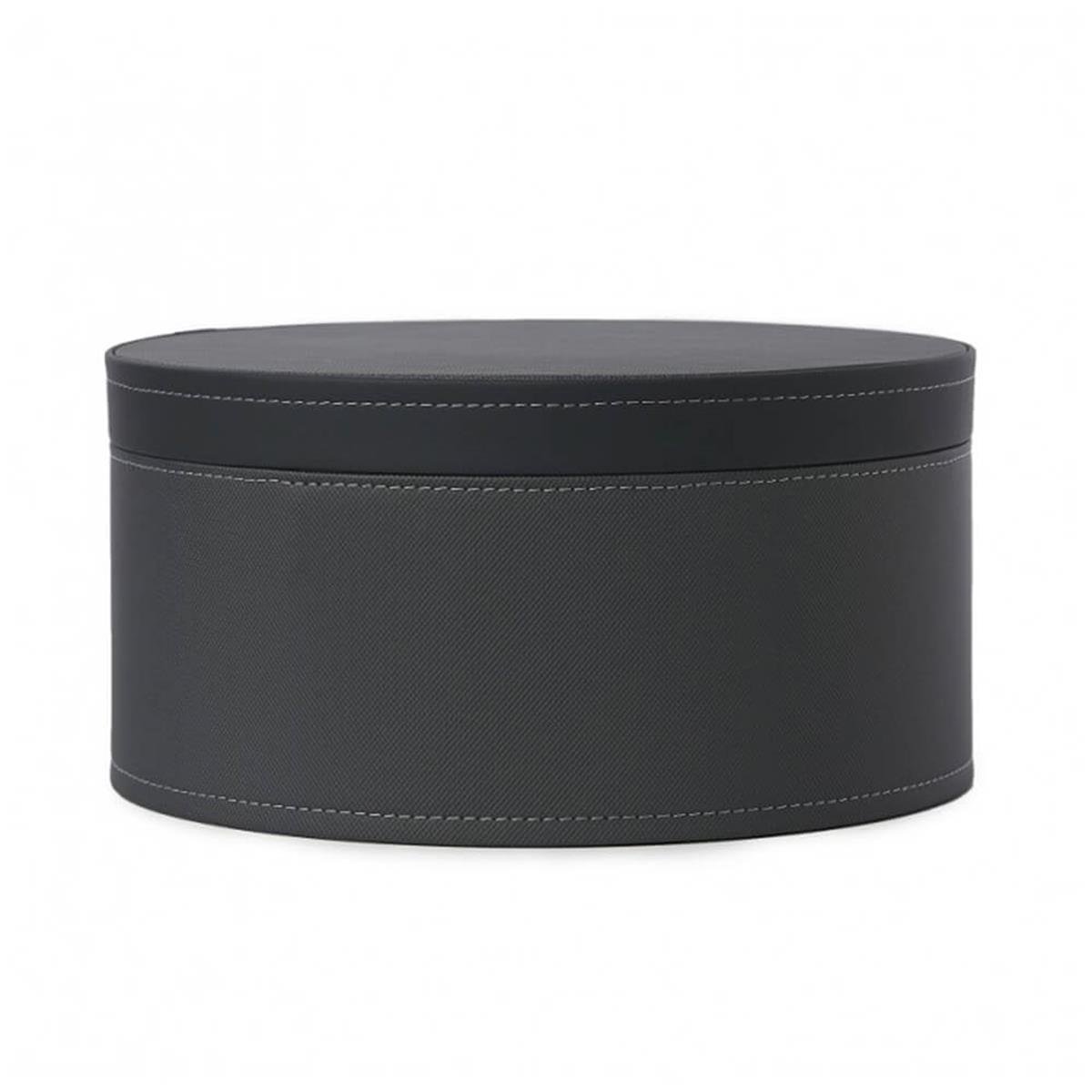 Aeris Black Dekoratif Yuvarlak Kutu