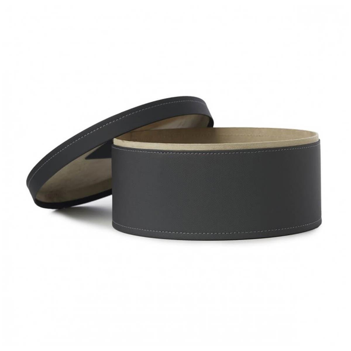 Aeris Black Dekoratif Yuvarlak Kutu