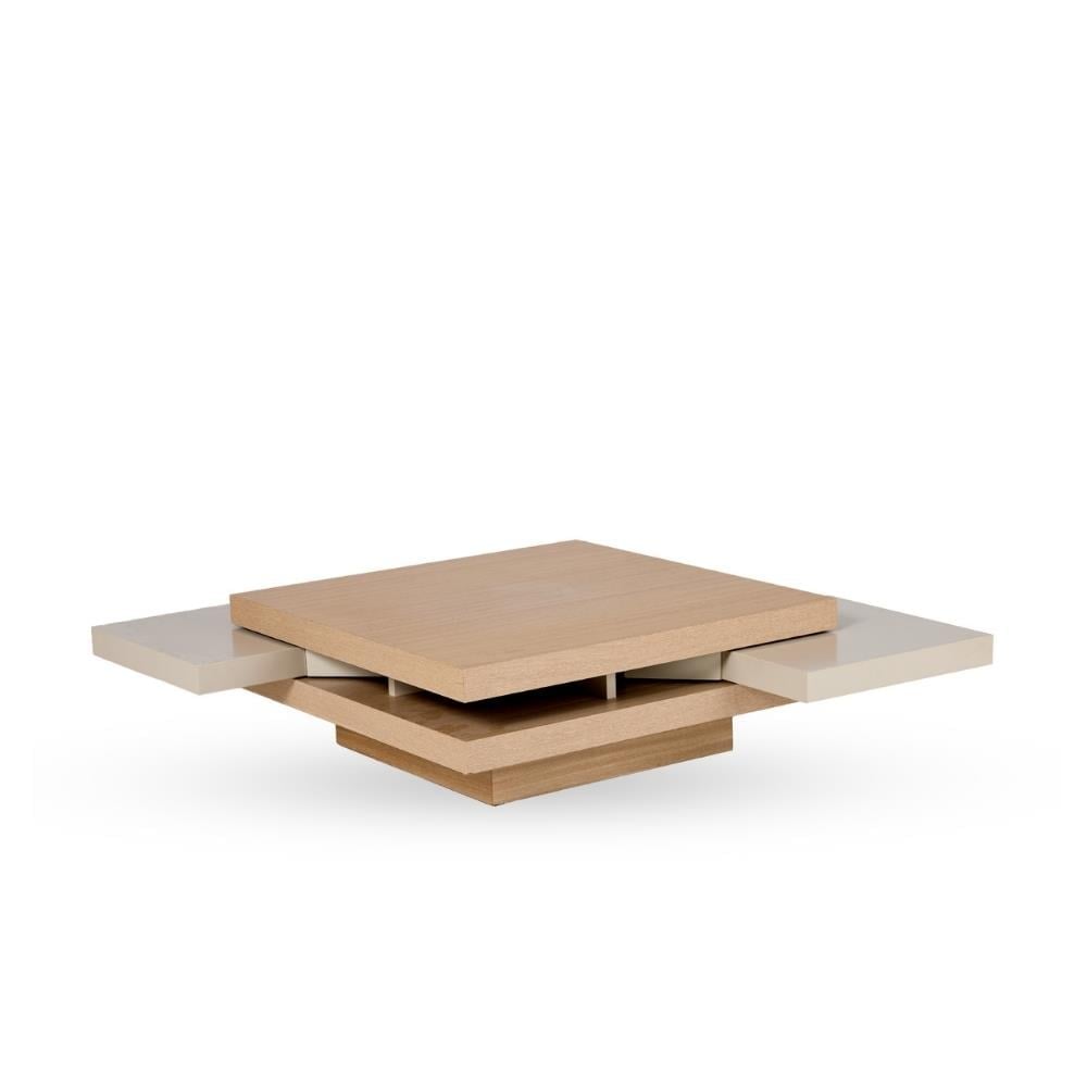 Elytre Orta Sehpa-Açılır-Tops ın latı sable/Mastıc lacquered surfaces
