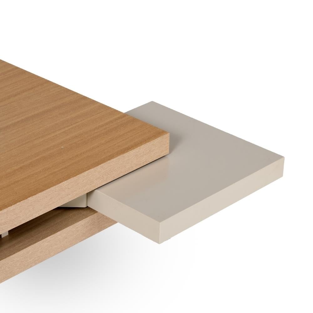 Elytre Orta Sehpa-Açılır-Tops ın latı sable/Mastıc lacquered surfaces