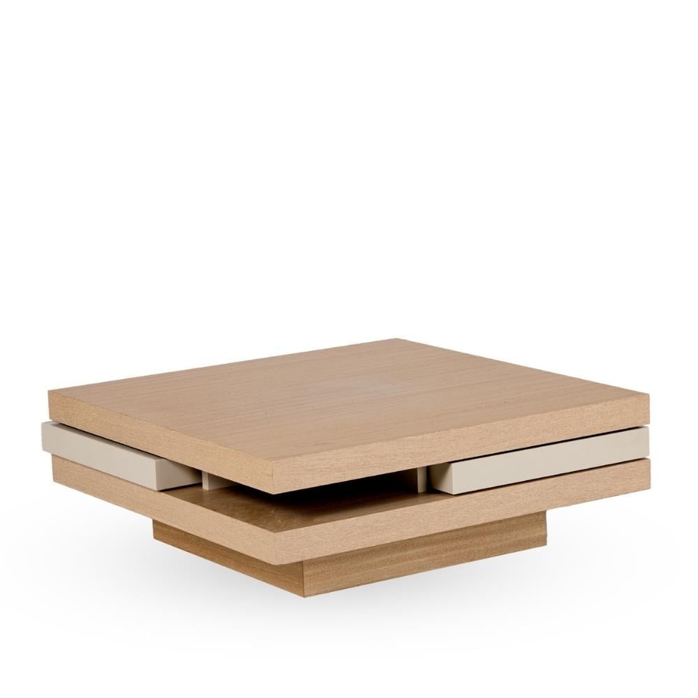 Elytre Orta Sehpa-Açılır-Tops ın latı sable/Mastıc lacquered surfaces