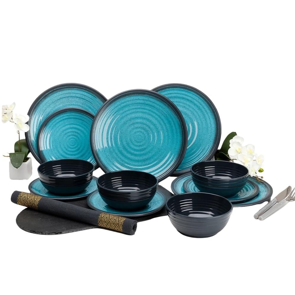 Flamefield Granite Aqua 12 Parça Yemek Takımı  