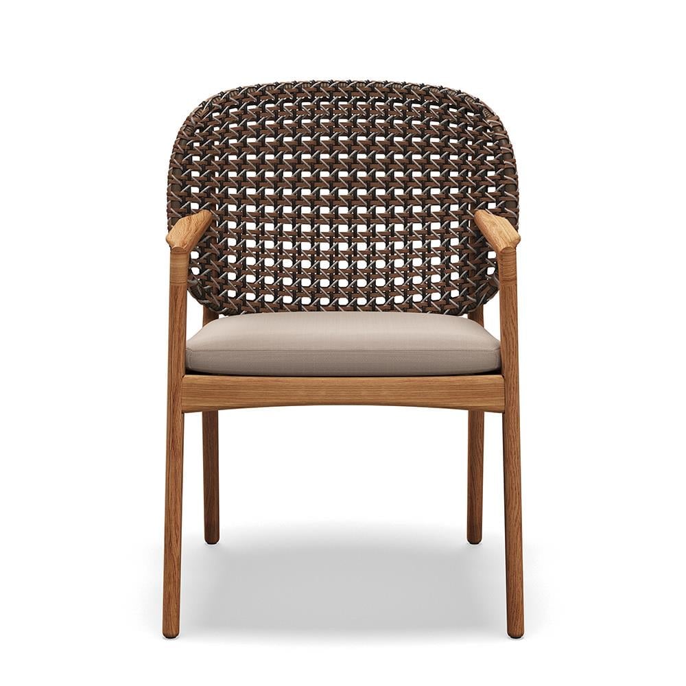 Kay Arm Chair-Skeleton Natural Teak-Brindle Org-Fife Vesterhav Sand-(Grade B)