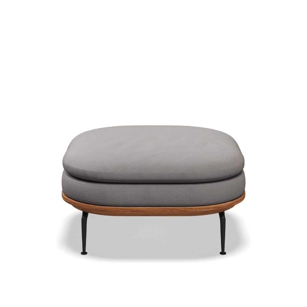 Mistral Puf-İskelet Meteor-Natural Teak (Sunbrella Minder Dahil)