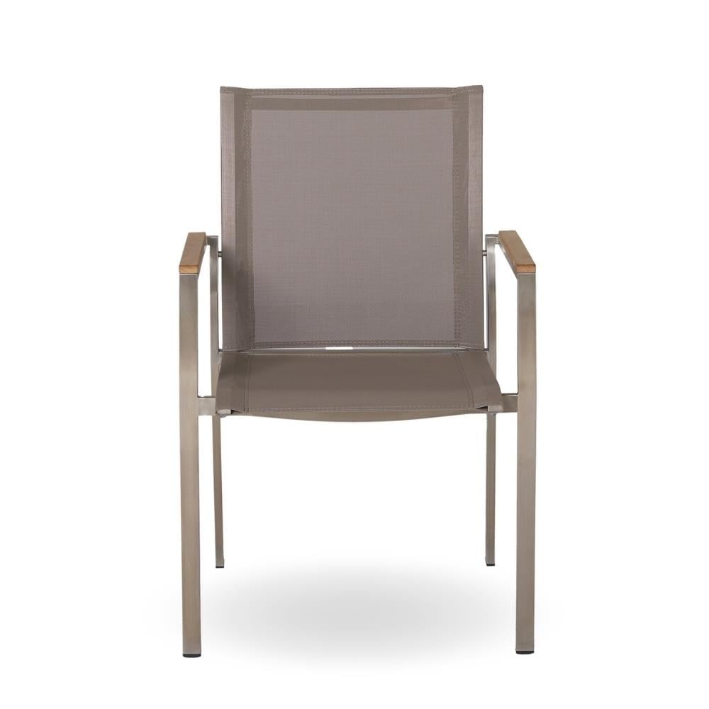 Purer Hagen Taupe Kollu Sandalye