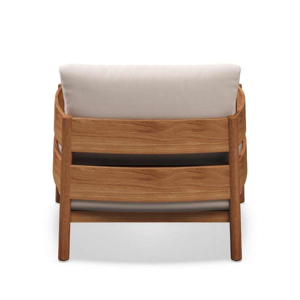 Haven Tekli Koltuk-Frame Teak-Fabric Natural Fife Bone-(Grade B)
