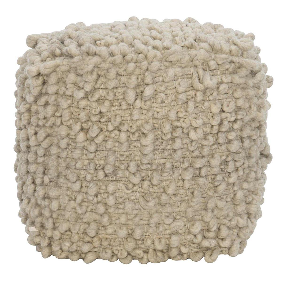 Kai Ottoman Puf-Fabric Hand-loomed Wool
