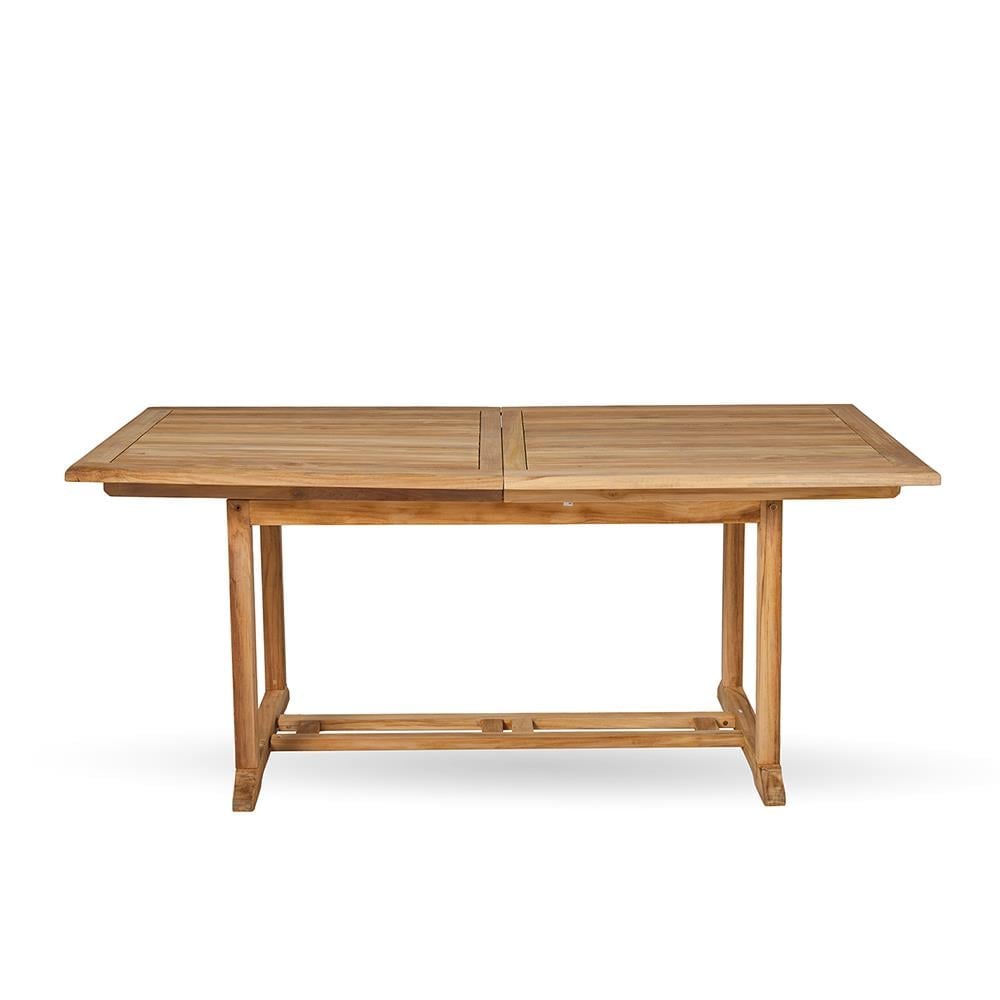 Kayu Teak Dikdörtgen 180/240 Açılır Masa