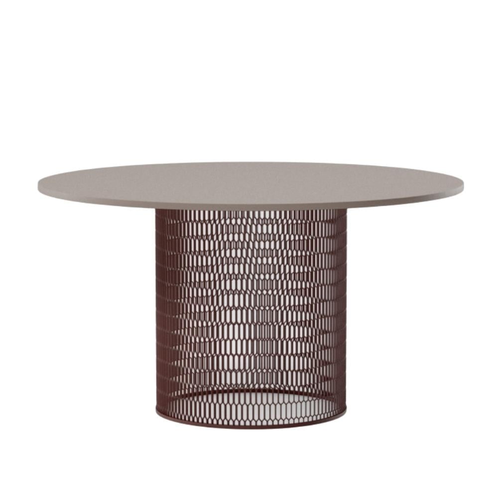 Mesh Yemek Masası (135)-Tabla Wet Stone (06C)-Ayak Terrarosa(15C)