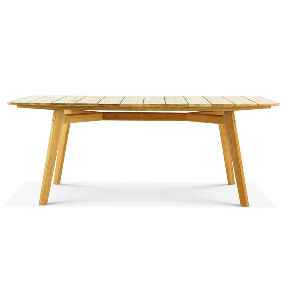 Knit Dikdötgen Yemek Masası (200)-Teak