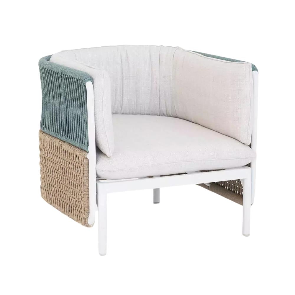 Loungechair-Aluminyum White Matt-Rope Mkf63 (atas) Combine Mkf45 (bawah) Minder Dahil