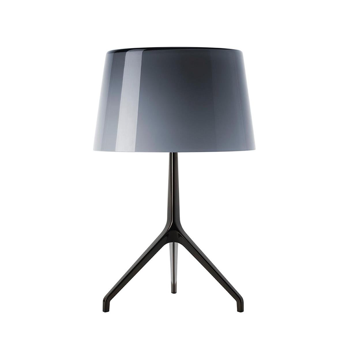 Lumiere XXL Masa Lambası - Black Chrome Aluminium/Grigio Freddo (Cool Grey)
