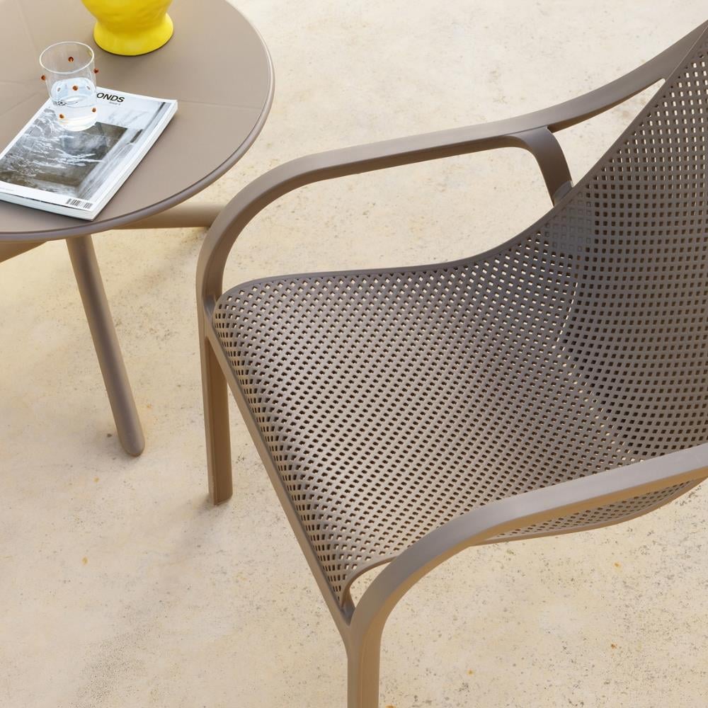 Nardi Net Lounge Tortora Koltuk Step Tortora Masa Takımı