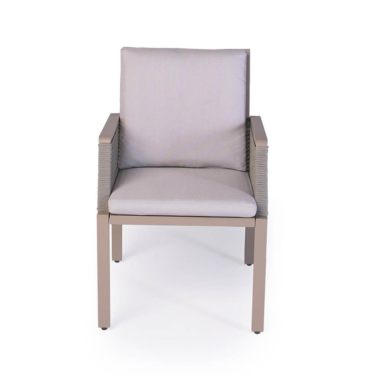 Nuu Garden Kuta Metal Concept Champagne Bahçe Masa Takımı