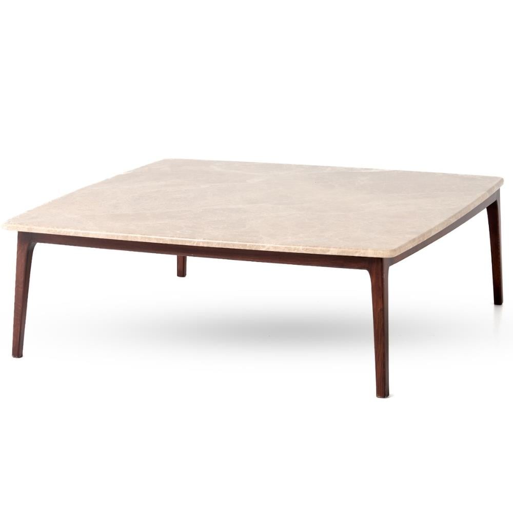 Orta Sehpa Tabla-Kahverengi Mermer-120*120