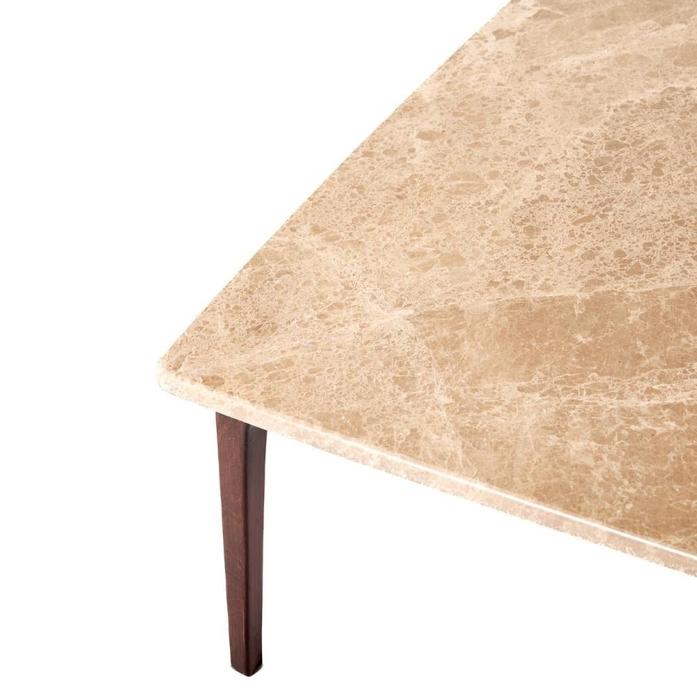 Orta Sehpa Tabla-Kahverengi Mermer-120*120
