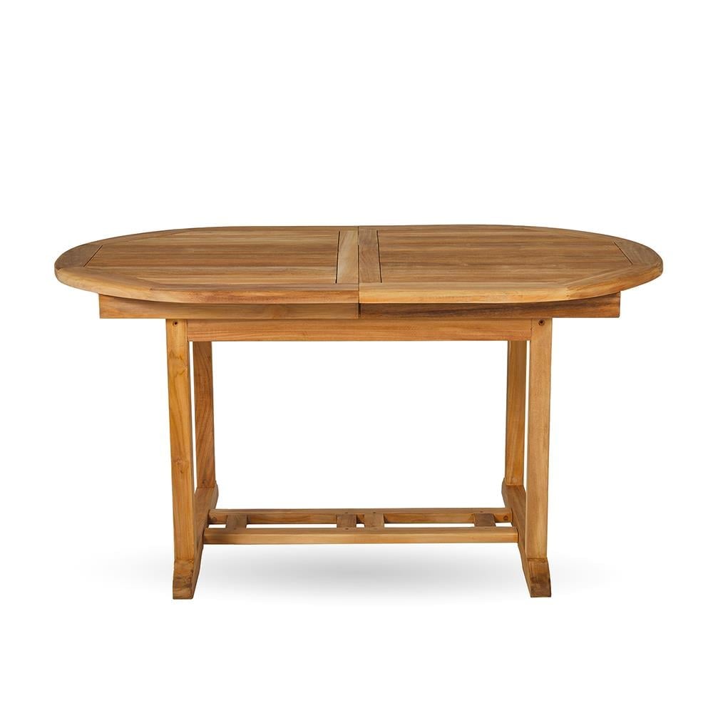 Kayu Teak Oval 180/240 Açılır Masa