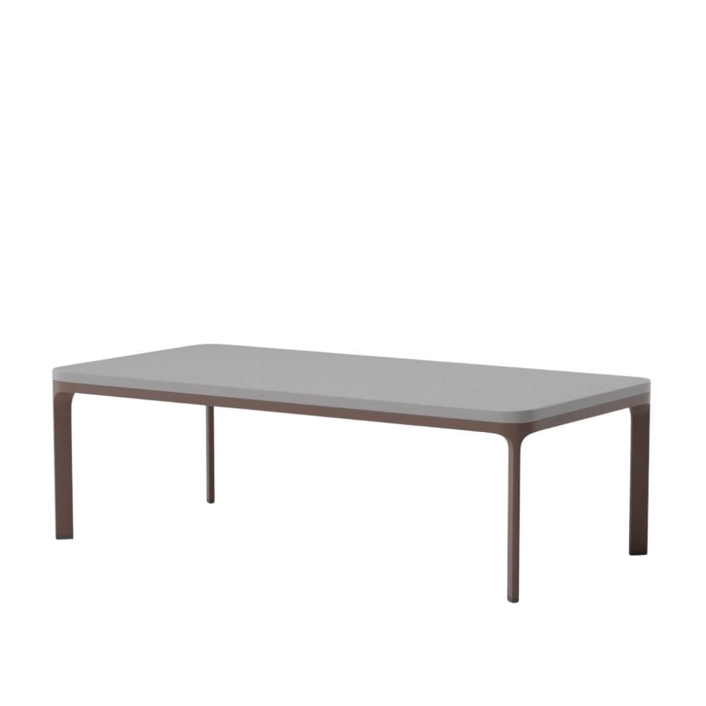 Park Life Orta Sehpa (120)-Tabla Alu Ash (03C)-Ayak Corten (31C)