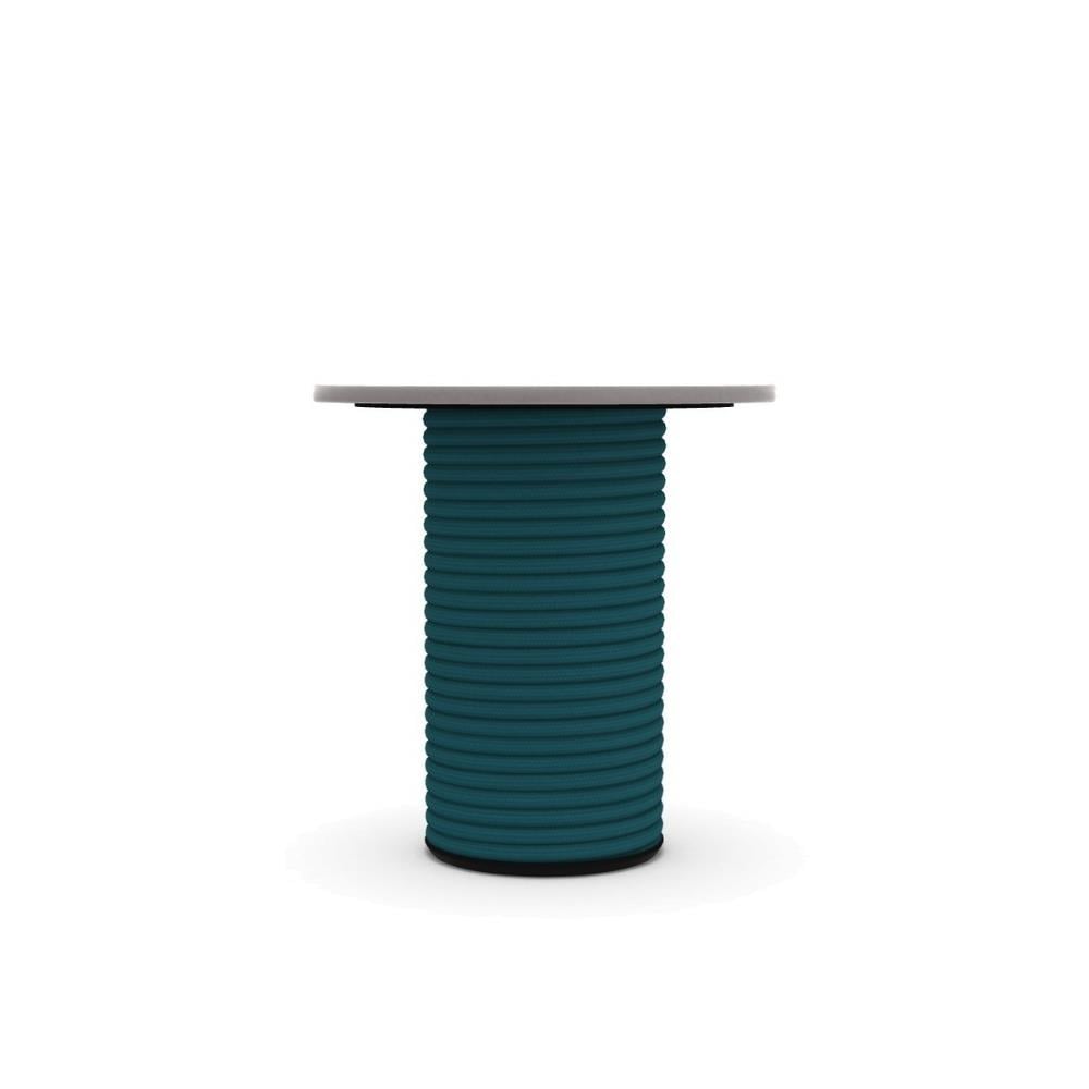 Patio Yan Sehpa - Frame - Rope Laguna - Tabla Nebbia -(42x43 cm)