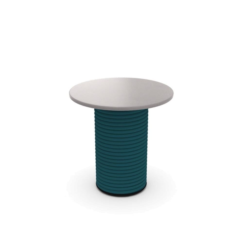 Patio Yan Sehpa - Frame - Rope Laguna - Tabla Nebbia -(42x43 cm)