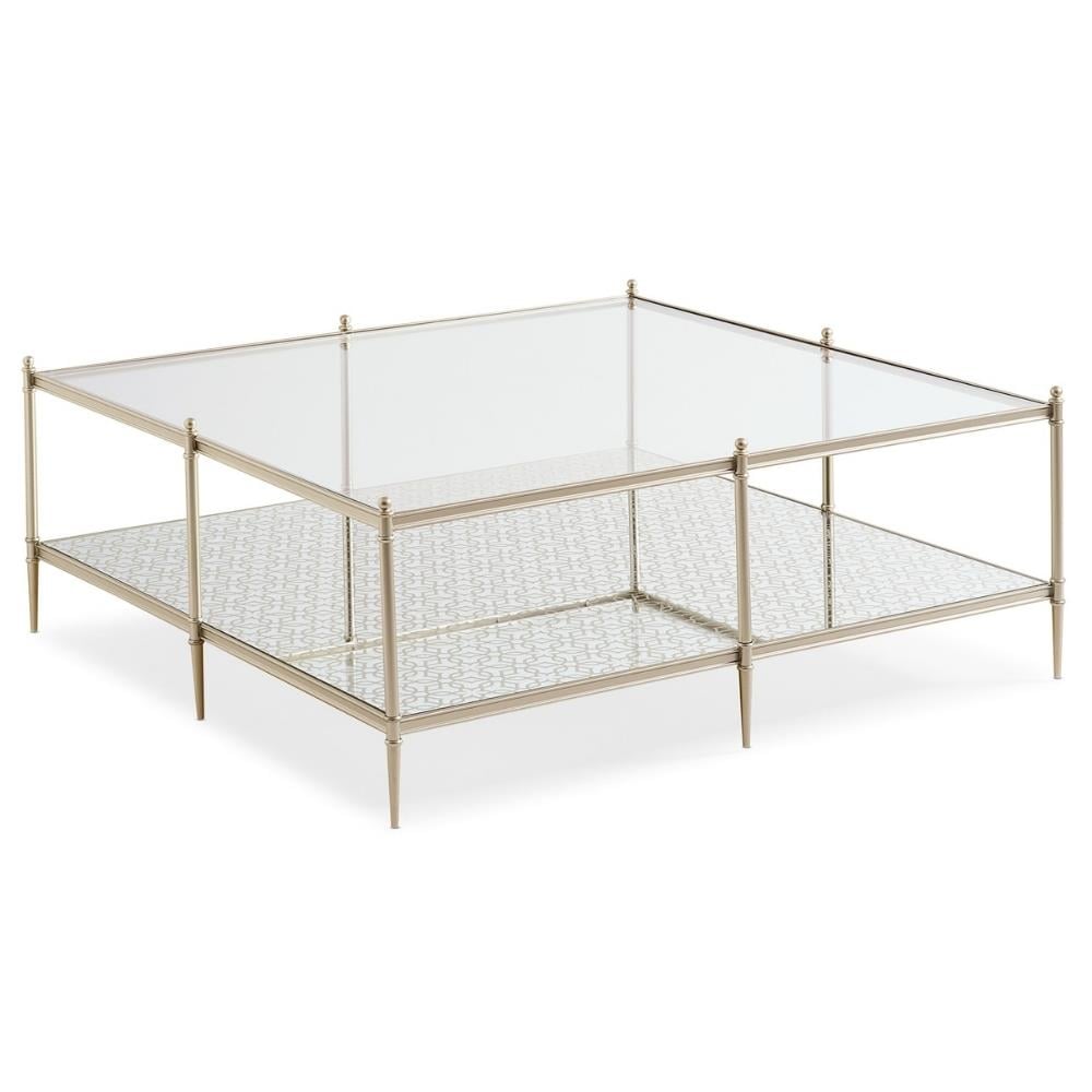 Caracole Perfectly Square Neutral Metallic Orta Sehpa 
